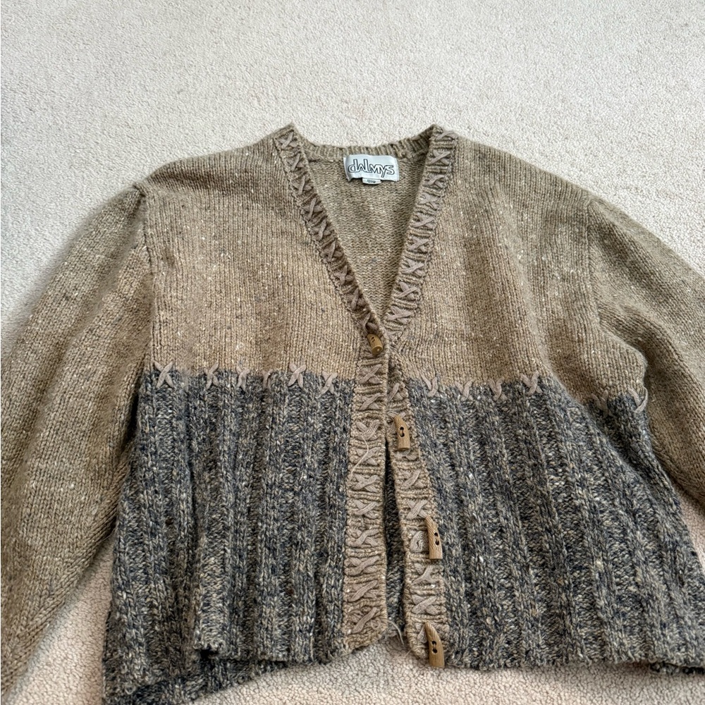 Two-Tone Brown Women's Sweater